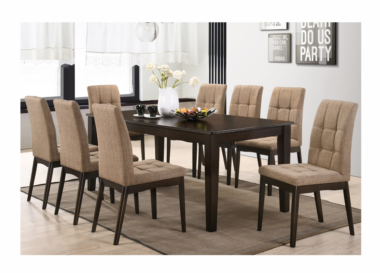 DOMINQUE 8S DINNING TABLE