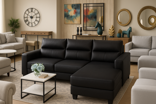 AIA Black Leather
