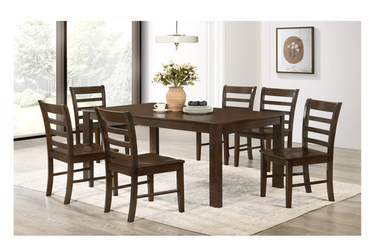 DEBORAH 6S DINNING TABLE (ALL CHAIRS)